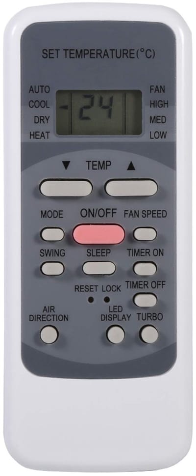 VT Goods - Vervangende Afstandsbediening - Universele Airconditioner-afstandsbediening - Lichtgewicht en compact - Ideaal voor R51-serie - Altijd ge...