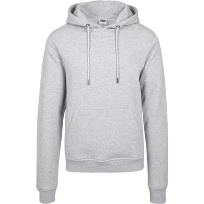 Urban Classics - Basic Terry Hoodie/trui - S - Grijs
