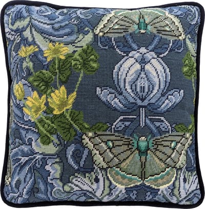Bothy Threads borduurkussenpakket fatal anemone TAM2 voorbedrukt