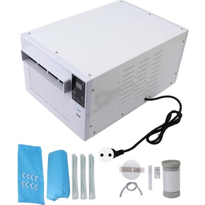 Krachtige Koeling Lage Geluidsniveau Mini Airconditioner met 1.5m Bed Net met Afvoerbuis voor Keuken Studiekamer