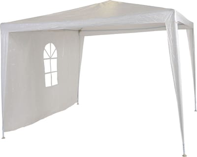 Paviljoenzijstuk, wit met venster