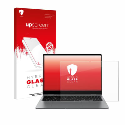 upscreen - Screenprotector voor Samsung Galaxy Book5 Pro 360 16" - Folie Beschermfolie Beschermglas transparant