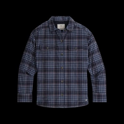 Royal Robbins Vista Flannel - Dames Lange rits fleece - Deep Blue Antelope Pld