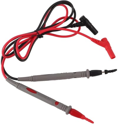 Multimeter Meetsnoeren - Testpennen Set - Elektrische Metingen - Hoge Temperatuur Bestendig - 1 Meter Lengte - Zwart en Rood