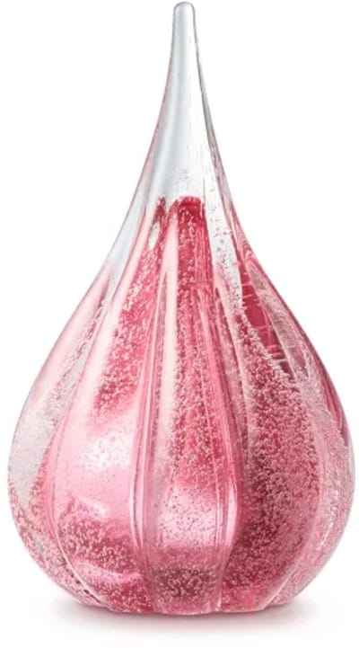 Sparkle Rose 40ml Urn - Urn, traan in druppel vorm, asbestemming huisdier, baby urnen