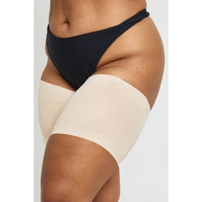 boohoo Dames Plus Anti-schuur Dijbanden | Nude | Maat: 44-46
