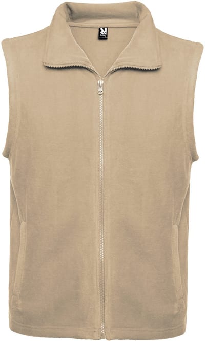 beige fleece bodywarmer model Bellagio merk Roly maat L
