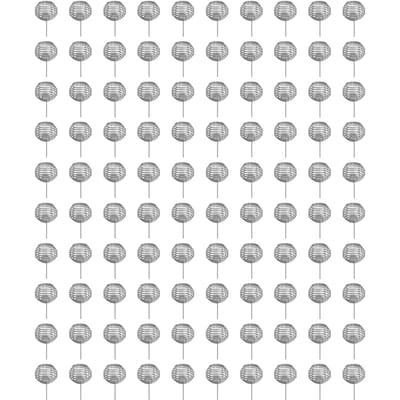 100pcs Panier à mailles pour engrais Acier inoxydable Tasses nutritives de jardin Petite taille Fertilisation Bonsaï