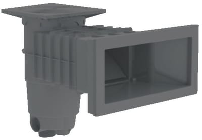 Weltico skimmer A400 | beton/liner/polyester | antraciet