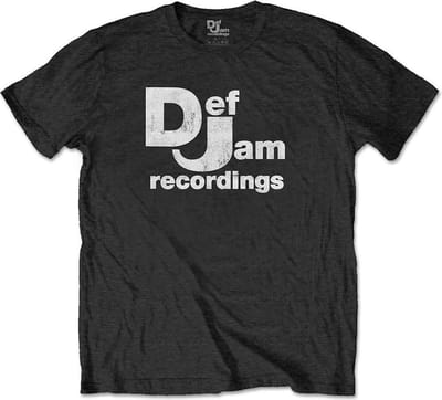Def Jam Recordings - Classic Logo Heren T-shirt - S - Zwart