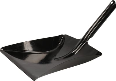 Sorex Vuilblik - verzinkt metaal - 37 x 24 cm - zwart - stofblik