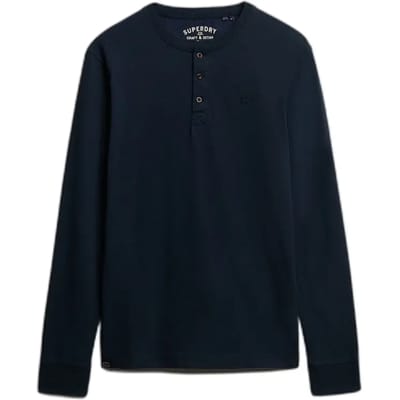 Superdry - Classic Essential Henley Top - Heren - Tops