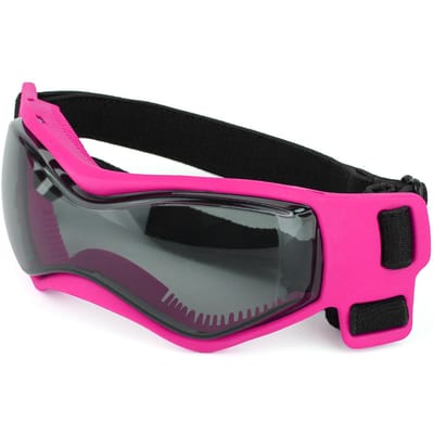 Hondenbril Kleine Rassen Makkelijk te Dragen Zonnebril voor Kleine Honden Verstelbare UV-Bescherming Zonnebril voor Puppy's Benodigdheden Ideaal voor Kleine Middelgrote Honden Hoge Kwaliteit S (11.5x4.5cm) roze