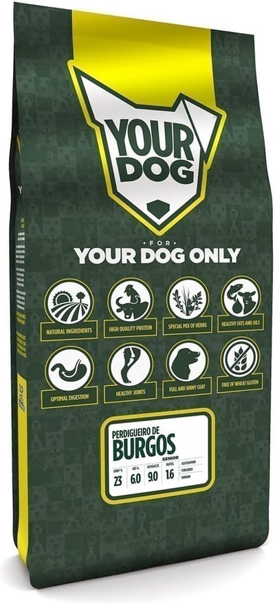 Yourdog Perdigueiro de burgos Rasspecifiek Senior Hondenvoer 12kg | Hondenbrokken
