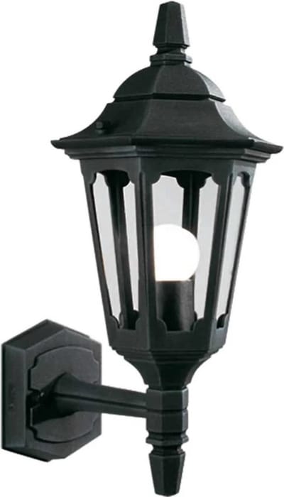 Elstead Lighting LED Wand Buitenlamp Parish Mini | 1X E27 Max 60W | IP44 | Dimbaar | Black