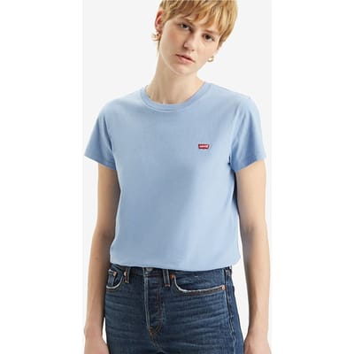 Levi's Perfect T-shirt Blue Maat: XS | Tops Outlet | Dames | Blauw