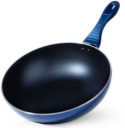 Wokpan Diamant Antiaanbaklaag DIAMANT 30 cm - Koekenpan - Diepe Braadpan - Aziatische Kookpan