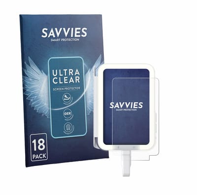 Savvies - Screenprotector voor Insta360 Snap - Folie Beschermfolie transparant 18 Stuks