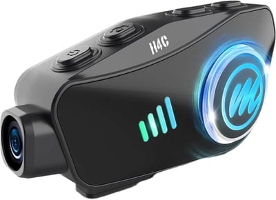 MOMAN H4C Bluetooth Headset met Camera - Maat - Bluetooth Intercom