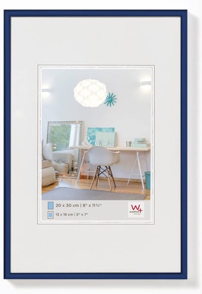 Walther New Lifestyle - Kunststof lijst - Fotoformaat 20x30 cm - Blauw