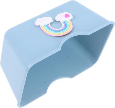 Hamster Toilet - Kleine Dier Bad - Hygiënisch Verblijf - Verhoogd Ontwerp - 15 x 11 cm - Hemelsblauw