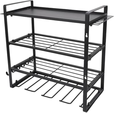 Dailygoods - Wandmontage Power Tool Organizer voor Gereedschap, Metalen Constructie