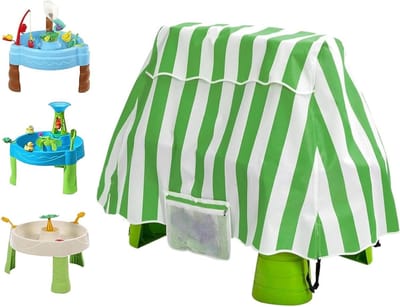 Watertafel Afdekhoes - Beschermhoes Buiten - Kinderspeelgoed Droog - Waterdicht Oxford Materiaal - 94 x 56 cm - Groen