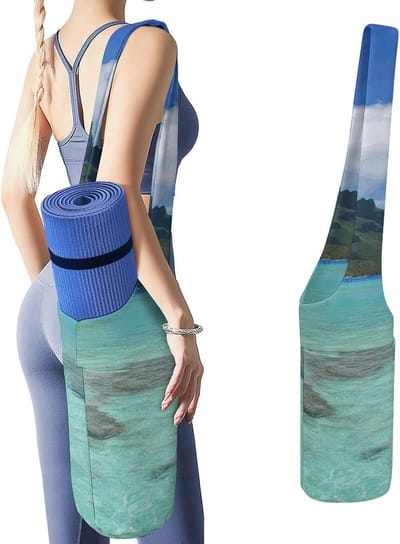 Yoga Mat Tas - Sporttas - Naar de sportschool - Multifunctioneel ontwerp - 50x40x18cm - Wit