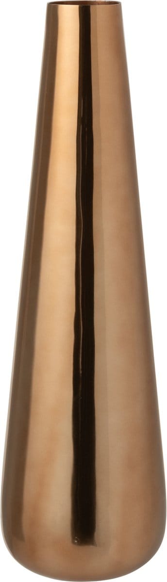 J-Line vloervaas - aluminium - goud - large