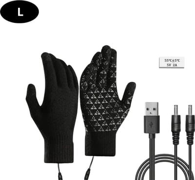Livano Winterhandschoen - Wanten - Gloves - Touchscreen Handschoenen - Handschoenen Winter - Zwart - Maat L
