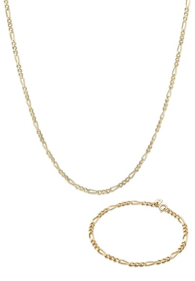 KUZZOI - Sieraden Set - Heren Figaro Basis Set in 925 sterling zilver - Heren