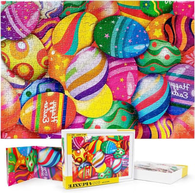 Pasen Legpuzzels - Vakantie Puzzel - Gezinsactiviteit - Met 1:1 Referentie - 500 Stukjes - Meerkleurig