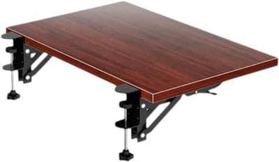 Bureau Uitbreiding - Werkplek Vergroter - Productief Werken - Opvouwbaar Ontwerp - 20 tot 120cm - Rood