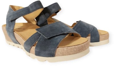 Durea Sandaal 7404 025 1015 Wijdte H Demin Blauw