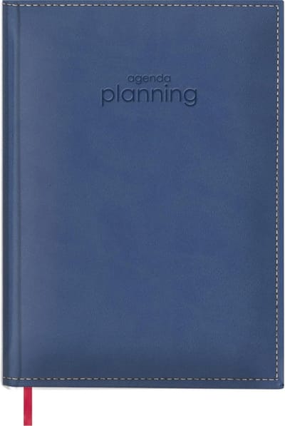 Boekingsboek A4 Kunstleer Omslag Dagplanner 384 Pagina's Wit Papier