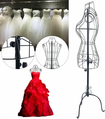 Lexium Verstelbare paspop - Paspop dames - Etalagepop vrouw - Kleermaker Dummy - Mannequin