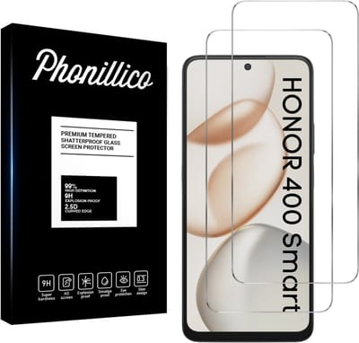 Screenprotector geschikt voor Honor 400 Smart - 2 stuks Beschermglas van glas Transparante glazen schermbeschermfolie