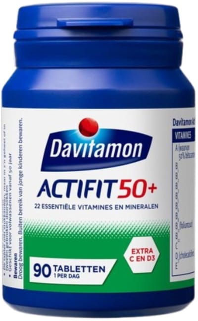 Davitamon - Actifit 50+ - 2 x 90 tabletten - Voordeelverpakking