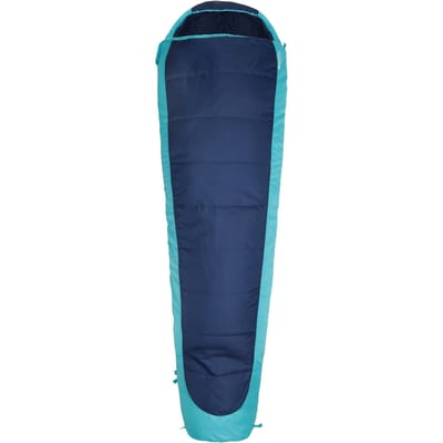 Mountain Warehouse Unisex Microlite 500 mummyslaapzak met linkse ritssluiting voor volwassenen (Blauw)