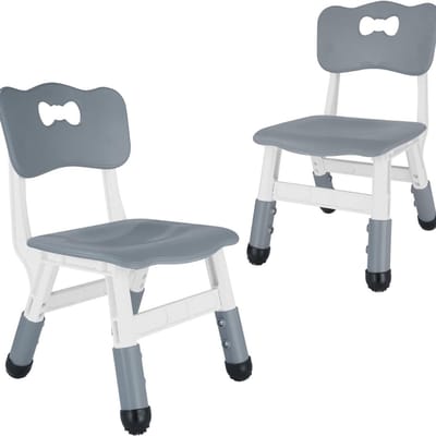 REN® Peuterstoel - Kinderstoel - Peuter Stoel - Grijs - 50cm x 37cm x 15cm