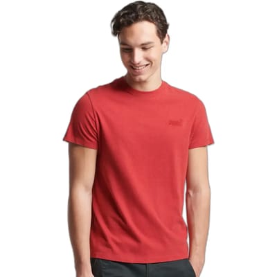 Superdry Heren tshirt Geborduurd Vintage Logo T-shirt van biologisch katoen