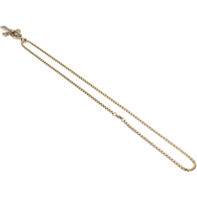 Vintage Heren Hanger Ketting Hip Hop Stijl Mannen Sieraden Ketting Cadeau Kleding AccessoireGoud beige