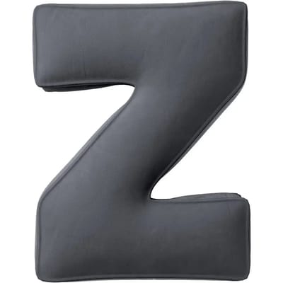 Kussen letter z Yellow Tipi Posh Velvet