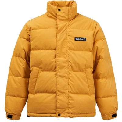 Timberland Af Puffer Recycled Series Opstaande Kraag Warm Comfortabel Donzen Jack Heren Bovenkleding Heldergeel A26VY-723 XL orange