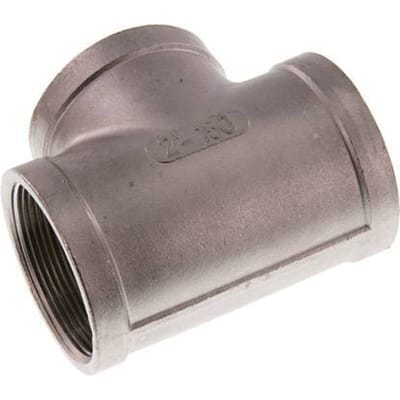 2'' NPT RVS T-stuk 16 Bar - FL3T-F-SH-200N