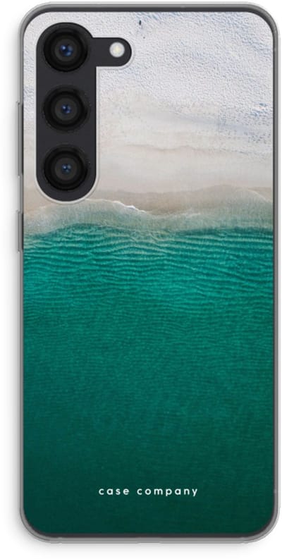 Case Company® - Hoesje geschikt voor Samsung Galaxy S23 hoesje - Stranded - Soft Cover Telefoonhoesje - Bescherming aan alle Kanten en Schermrand