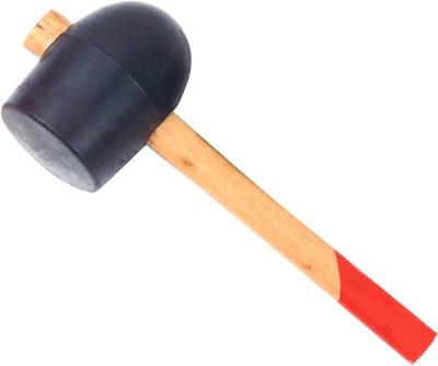 Rubber hamer 1KG. Rubberen Hamer Tegels - Rubberen Hamer Straatwerk - Tegelhamer - Rubber Hamer Zacht - Haring Hamer - Rubber Hamer voor Stratemaker