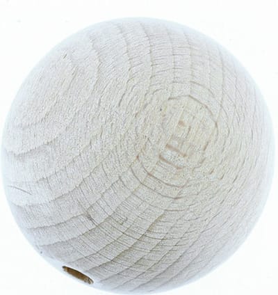 0856-505 Houten kralen natuur 50 mm gat 8 mm