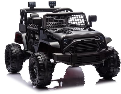 Jeep 12V Kinderauto Zwart