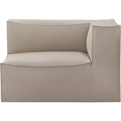 Ferm Living Catena Sofa - Module met armleuningen - Cotton Linen - rechts - S
